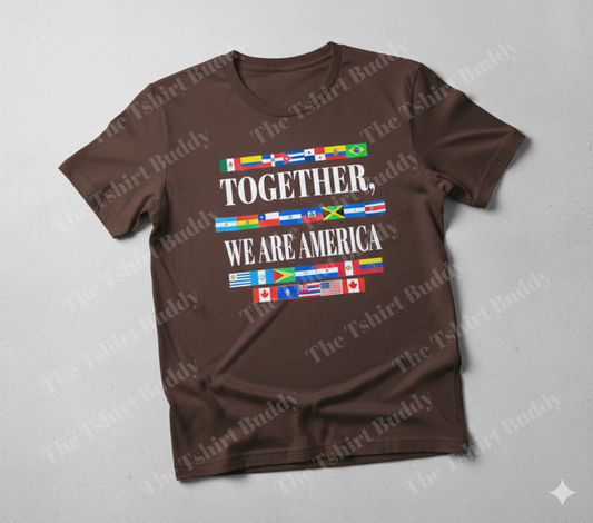 Together, We Are America Flag Tee